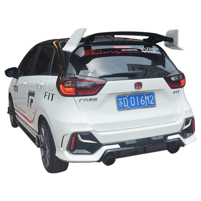 2018 2019 Honda FIT JAZZ Matte Front Bumper Lip Body Kit Bộ cánh lướt gió 3 cái
